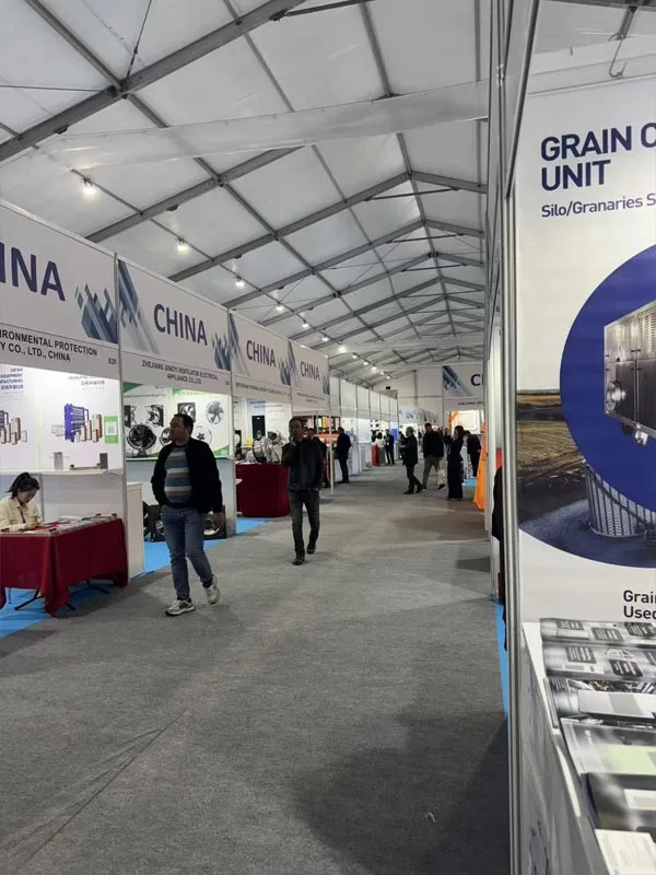 Our booth on site
